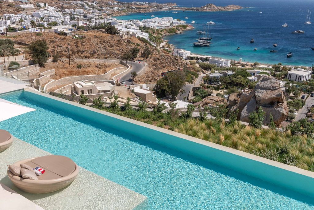 Villa Nyx in Psarou-mykonos available for rent by Presidence