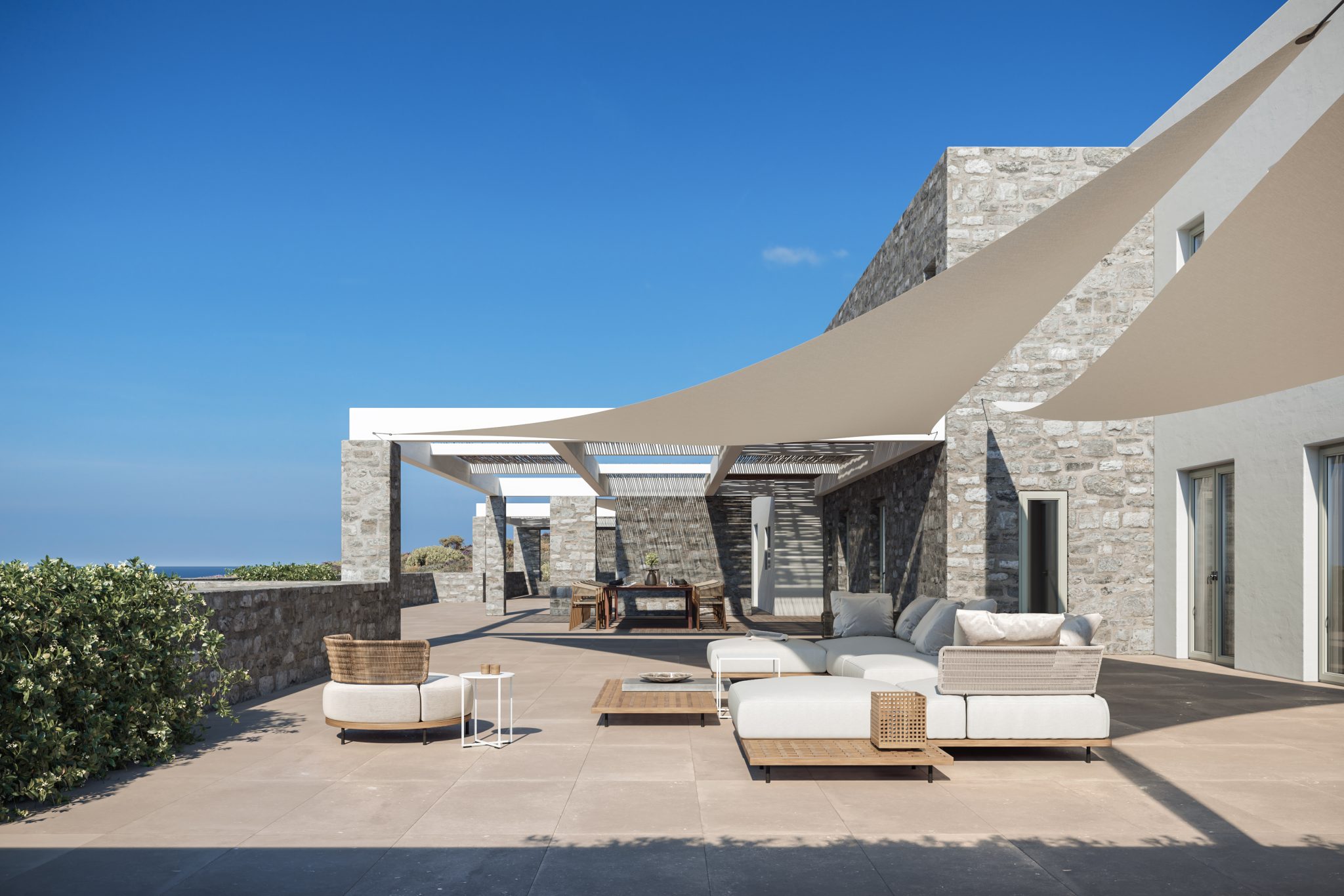 Villa Gemstone in Kalo Livadi-mykonos available for rent by Presidence