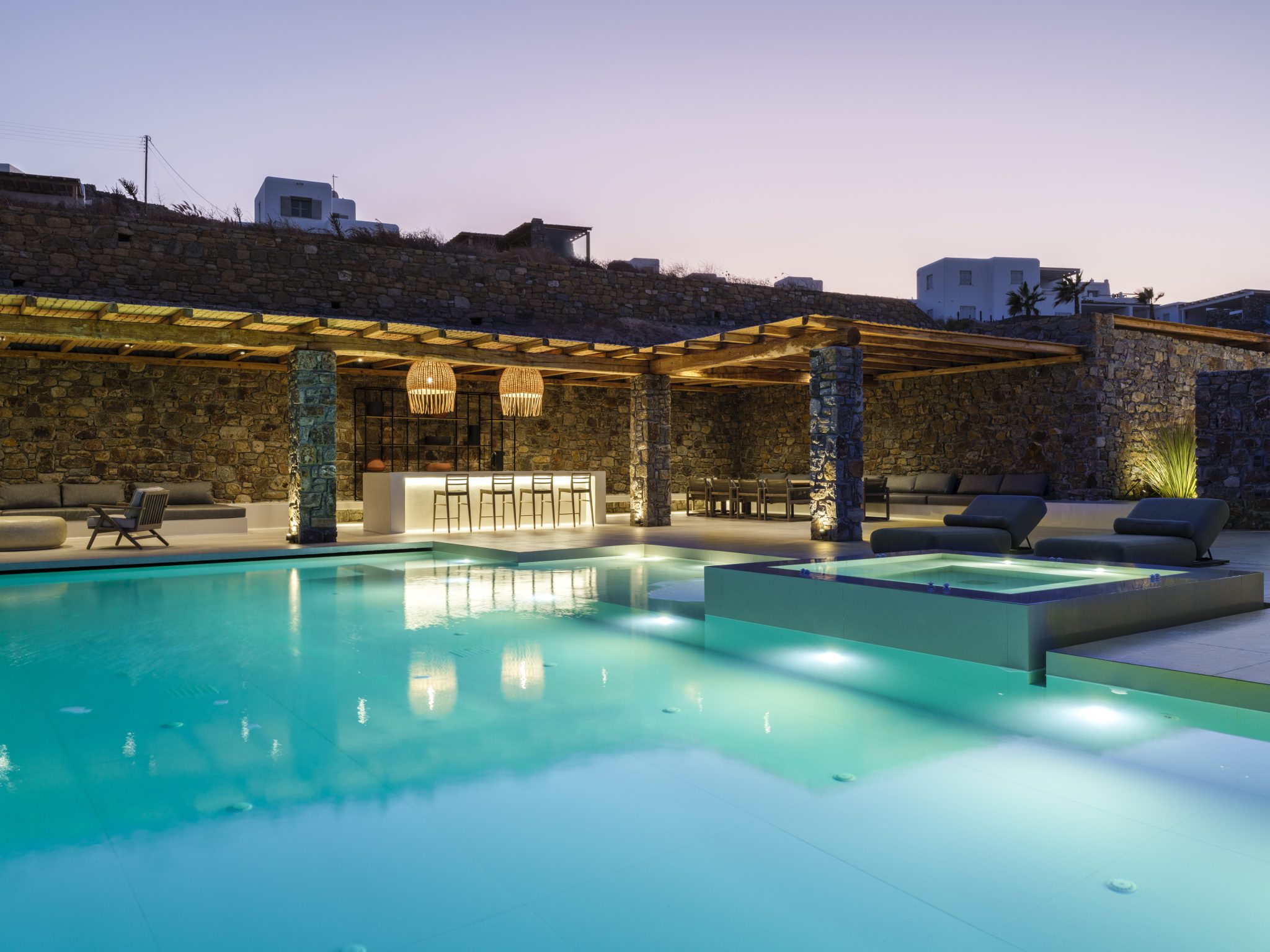 Blu Complex in Kanalia-mykonos available for rent by Presidence