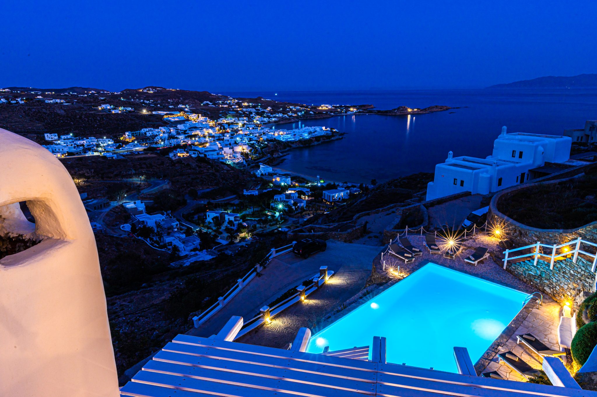 Villa Thule in Psarou-mykonos available for rent by Presidence