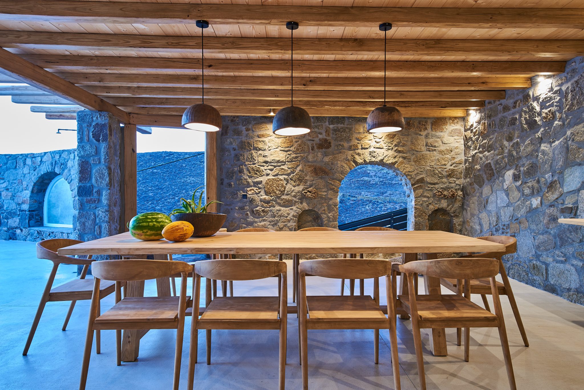 Villa Annora in Ftelia-mykonos available for rent by Presidence