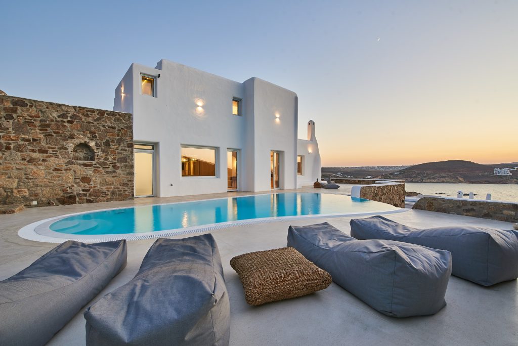 Villa Annora in Ftelia-mykonos available for rent by Presidence