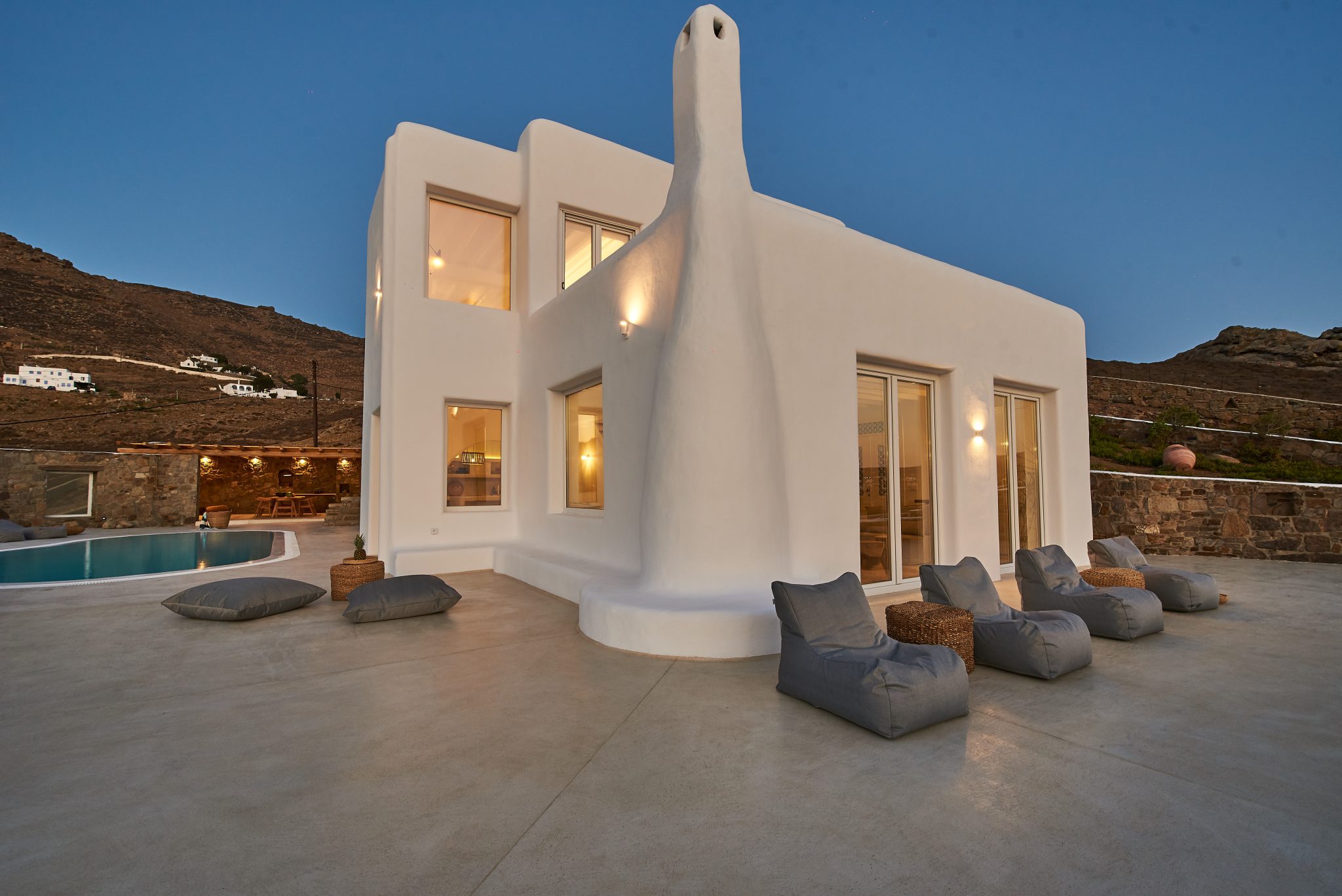 Villa Annora in Ftelia-mykonos available for rent by Presidence