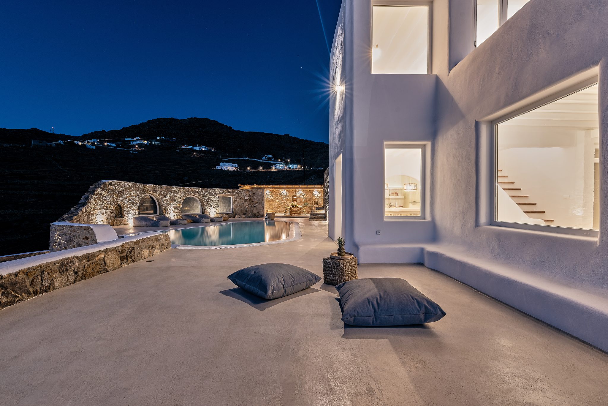 Villa Annora in Ftelia-mykonos available for rent by Presidence