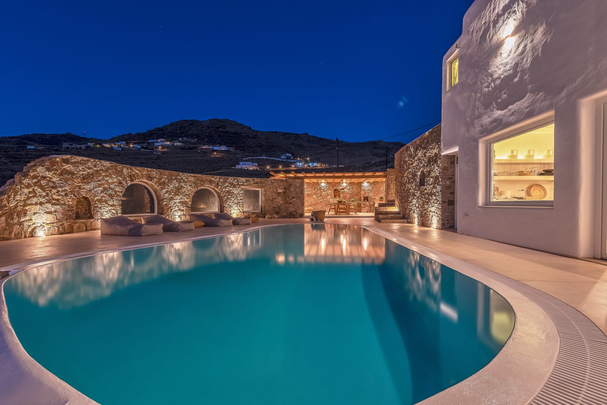 Villa Annora in Ftelia-mykonos available for rent by Presidence