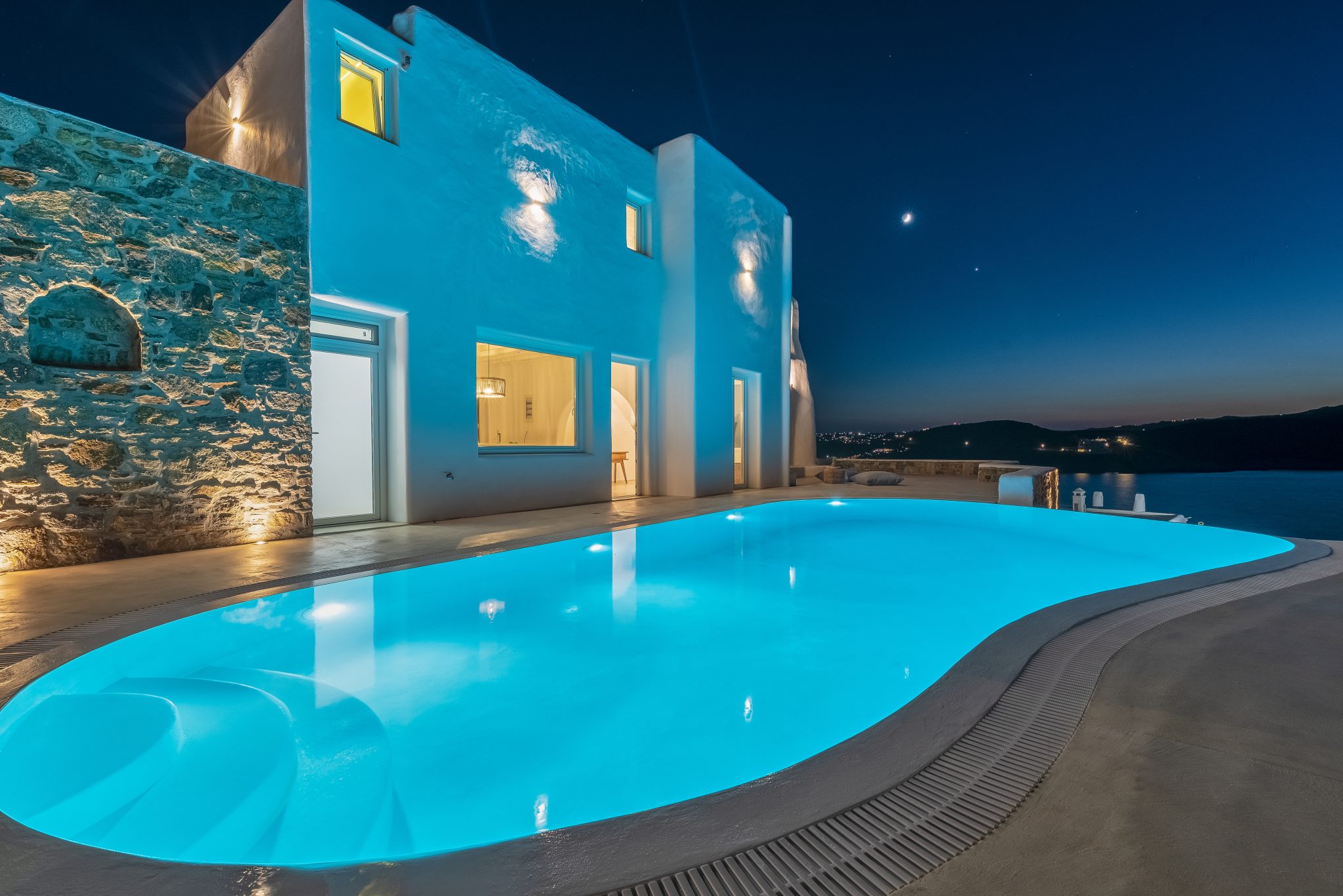 Villa Annora in Ftelia-mykonos available for rent by Presidence