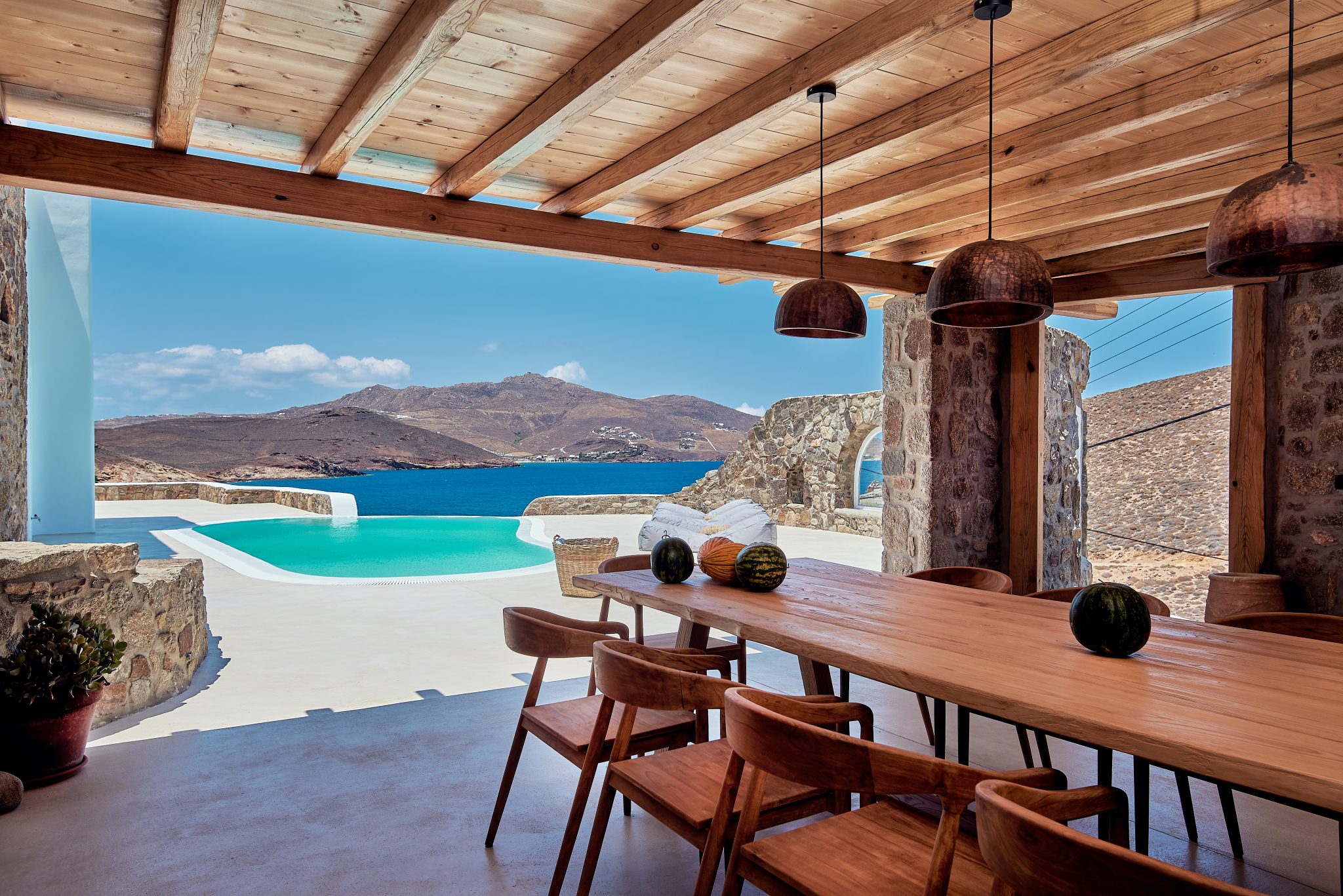 Villa Annora in Ftelia-mykonos available for rent by Presidence